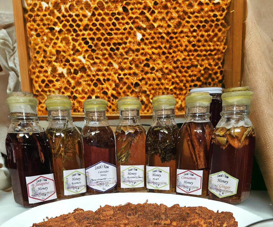Herb Infused Honey Muth Jar